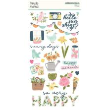 Simple Stories Chipboard Stickers 6X12 - Fresh Air