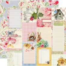 Simple Stories SV Spring Garden Cardstock 12X12 - Journal Elements