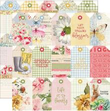 Simple Stories SV Spring Garden Cardstock 12X12 - Tag Elements