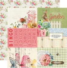 Simple Stories SV Spring Garden Cardstock 12X12 - 4X6 Elements