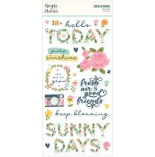 Simple Stories Foam Stickers 40/Pkg - Fresh Air