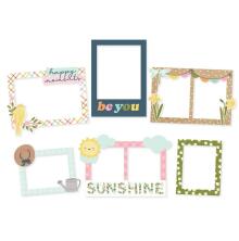 Simple Stories Chipboard Frames 6/Pkg - Fresh Air