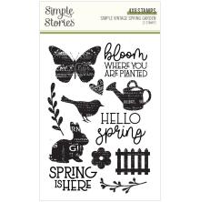 Simple Stories Clear Stamps - Simple Vintage Spring Garden