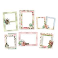 Simple Stories Chipboard Frames 6/Pkg - Simple Vintage Spring Garden