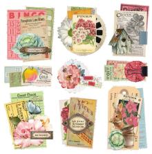 Simple Stories Chipboard Clusters 9/Pkg - Simple Vintage Spring Garden