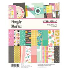 Simple Stories Double-Sided Paper Pad 6X8 - True Colors