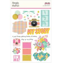 Simple Stories Rub Ons - True Colors