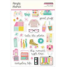 Simple Stories Sticker Book 4X6 12/Pkg - True Colors