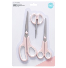 We R Memory Keepers Craft Scissors 3/Pkg - Pink