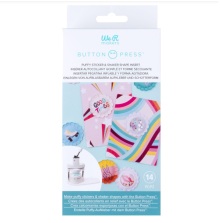 We R Makers Button Press Puffy Sticker And Shaker Shape Kit