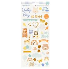 American Crafts Cardstock Stickers 6X12 - Hello Little Boy