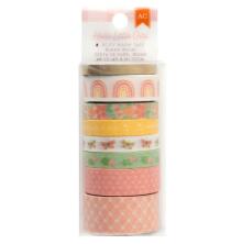 American Crafts  Washi Tape 8/Pkg - Hello Little Girl