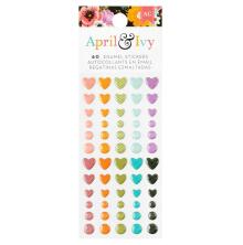 American Crafts Enamel Dots 60/Pkg - April And Ivy