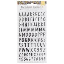 American Crafts Farmstead Harvest Stickers - Alpha