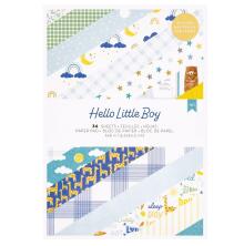 American Crafts Single-Sided Paper Pad 6X8 - Hello Little Boy