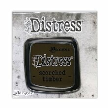 Tim Holtz Distress Enamel Collector Pin - Scorched Timber