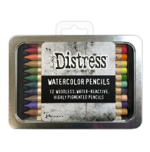 Tim Holtz Distress Watercolor Pencils - Set 4