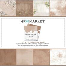 49 And Market Collection Pack 12X12 - Color Swatch Toast