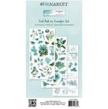 49 And Market Rub-Ons 6X8 - Color Swatch Teal