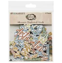 49 And Market Chipboard Set - Wherever Words