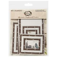 49 And Market Chipboard Set - Wherever Map Frames