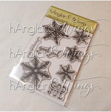 hnglar &amp; Wings Clear Stamps - Sirliga Julflingor