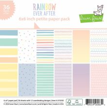 Lawn Fawn Petite Paper Pack 6X6 - Rainbow Ever After  LF3330