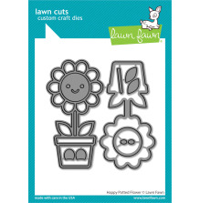 Lawn Fawn Dies - Happy Potted Flower LF3381