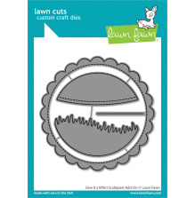 Lawn Fawn Dies - Give It A Whirl Scalloped Add-On  LF3367