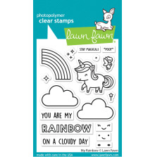 Lawn Fawn Clear Stamps 3X4 - My Rainbow LF3362