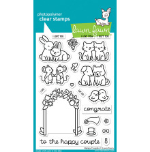 Lawn Fawn Clear Stamps 4X6 - Happy Couples LF3353