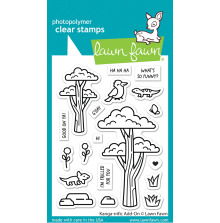 Lawn Fawn Clear Stamps 3X4 - Kanga-rrific Add-On LF3346