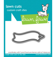 Lawn Fawn Dies - Carrot Bout You Banner Add-On LF3352