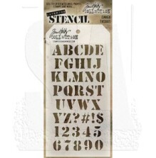 Tim Holtz Layered Stencil 4.125X8.5 - Cargo  THS001