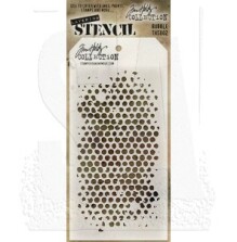 Tim Holtz Layered Stencil 4.125X8.5 - Bubble THS002