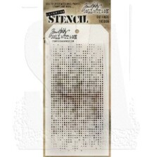 Tim Holtz Layered Stencil 4.125X8.5 - Dot Fade THS006