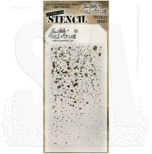 Tim Holtz Layered Stencil 4.125X8.5 - Speckles THS021