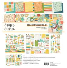 Simple Stories Collectors Essential Kit 12X12 - Summer Snapshots