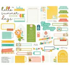 Simple Stories Bits &amp; Pieces Die-Cuts 44/Pkg - Summer Snapshots Journal