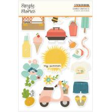 Simple Stories Sticker Book 4X6 12/Pkg - Summer Snapshots