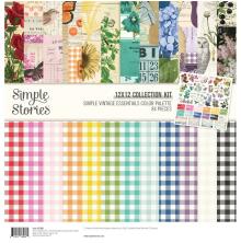 Simple Stories Collection Kit 12X12 - SV Essentials Color Palette
