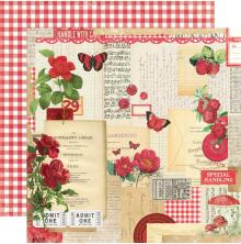 Simple Stories SV Essentials Color Palette Cardstock 12X12 - Red Collage