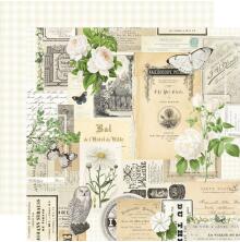 Simple Stories SV Essentials Color Palette Cardstock 12X12 - Cream Collage