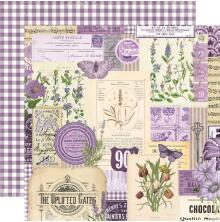 Simple Stories SV Essentials Color Palette Cardstock 12X12 - Purple Collage