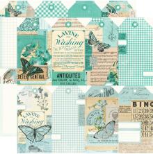 Simple Stories SV Essentials Color Palette 12X12 - Teal &amp; Mint Tags