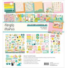 Simple Stories Collectors Essential Kit 12X12 - Just Beachy