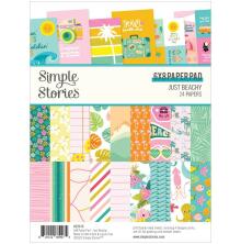 Simple Stories Double-Sided Paper Pad 6X8 - Just Beachy