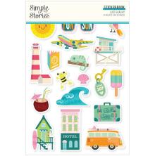 Simple Stories Sticker Book 4X6 12/Pkg - Just Beachy