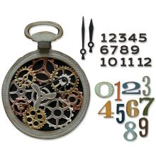Tim Holtz Sizzix Thinlits Dies - Vault Watch Gears 666603