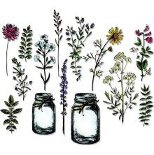 Tim Holtz Sizzix Framelits Dies - Flower Jar 662270